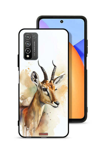Tolwak Honor 10X Lite Protective Case Cover Deer Abstract Art