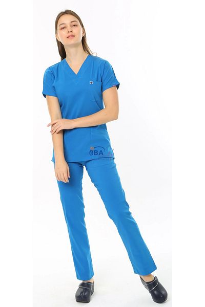 İBA MEDİKAL FlexCool Albastru Marin Unisex Medical Suit