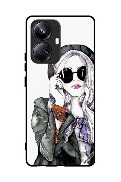 Covernex غطاء حماية لهاتف Realme 10 Pro Plus - فتاة أنيقة ولطيفة