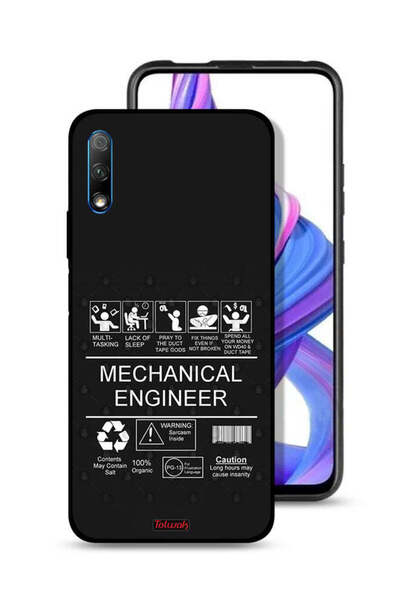 Tolwak غطاء حماية لهاتف Honor 9X (الصين) ملصق مهندس ميكانيكي