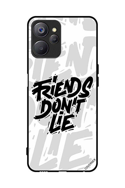 Covernex غطاء حماية لهاتف Realme 10 - الخط العربي - الأصدقاء لا يكذبون