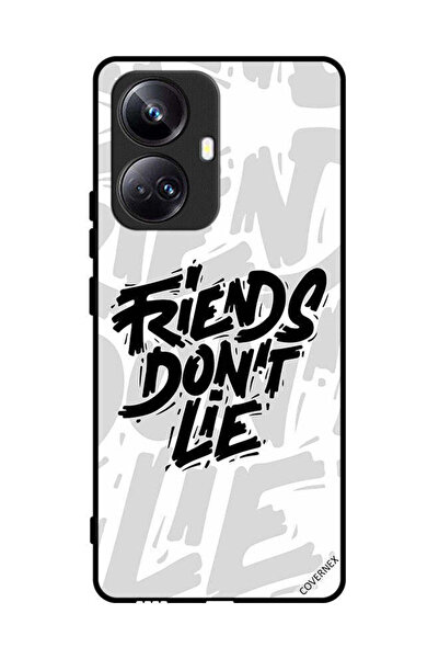 Covernex غطاء حماية لهاتف Realme 10 Pro Plus - خط عربي - أصدقاء لا يكذبون