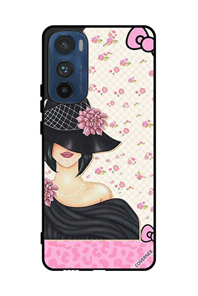 Covernex غطاء حماية لهاتف موتورولا إيدج 30 - فتاة القبعة