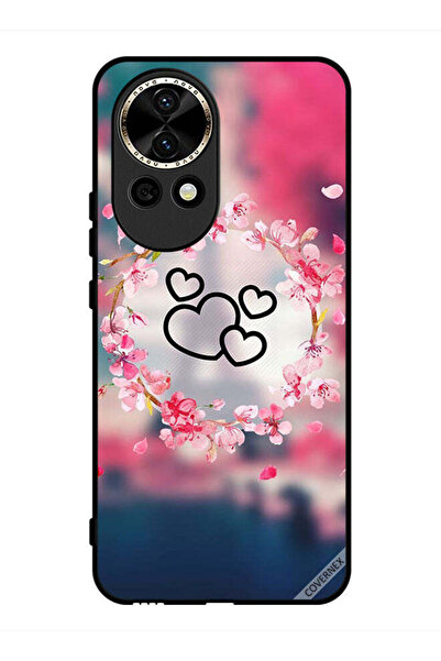 Covernex غطاء حماية لهاتف هواوي نوفا 12 - مشبك فني على شكل قلوب