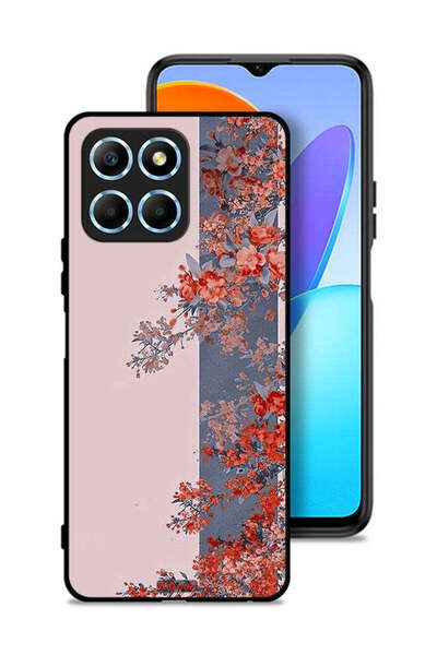 Tolwak غطاء حماية لهاتف Honor X6 برسومات أوراق الشجر والزهور