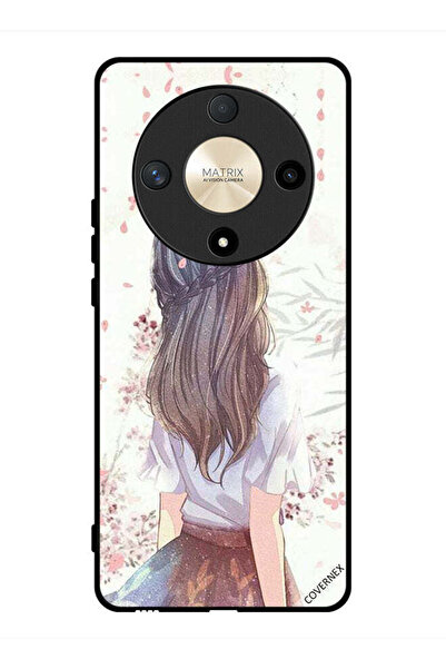 Covernex غطاء حماية لهاتف Honor X9b بطبعة فتاة لطيفة في تفكير عميق