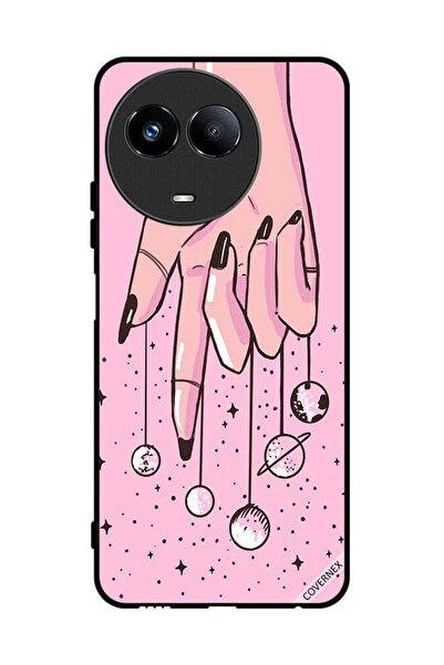 Covernex غطاء حماية لهاتف Realme 11 5G، كواكب معلقة على الأصابع