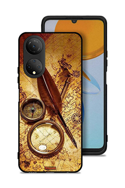 Tolwak غطاء حماية لهاتف Honor X7 - بوصلة عتيقة