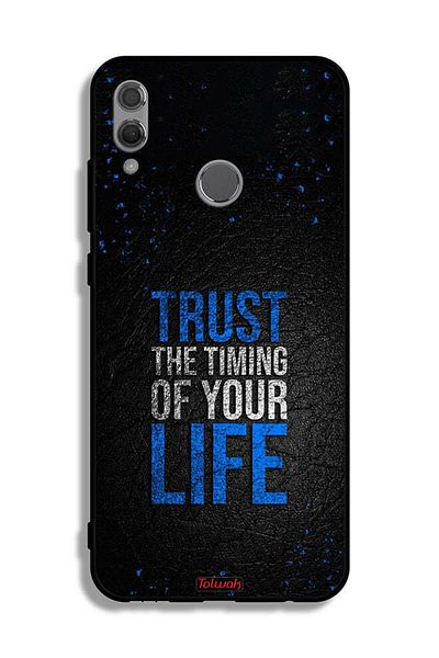 Tolwak Honor 10 Lite Protective Case Cover Trust The Timing Of Your Life