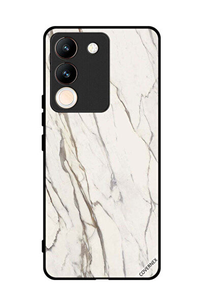 Covernex غطاء حماية لهاتف فيفو V29e بتصميم رخامي