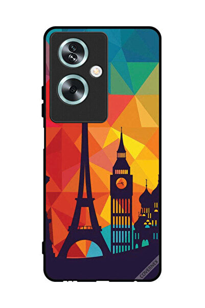 Covernex غطاء حماية لهاتف Oppo A79 بنمط باريس الملون