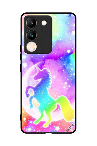 Covernex غطاء حماية لهاتف فيفو Y200 - يونيكورن قوس قزح