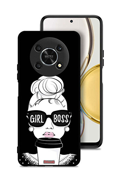 Tolwak غطاء حماية لهاتف Honor X9 5G بتصميم Girl Boss