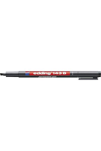 Mena Rise Diyar-Ifırsatshop 143 B Permanent Pen - Acetate Pen - Black - 1 Pen - 1-3 mm Cut Tip 1017