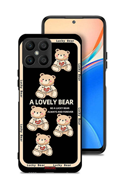 Tolwak غطاء حماية لهاتف Honor X8 4G - دب جميل