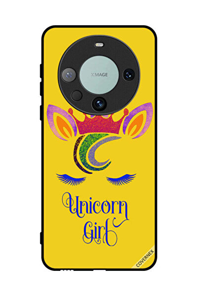 Covernex غطاء حماية لهاتف هواوي ميت 60 برو بلس - رسمة فتاة وحيد القرن