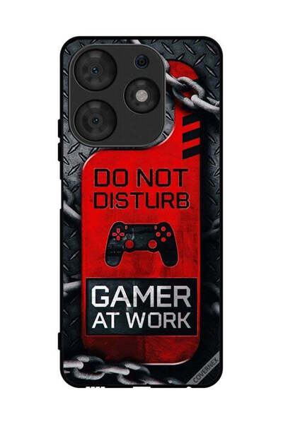 Covernex غطاء حماية لهاتف Tecno Spark 10 Pro - خلفية شاشة Gamer At Work