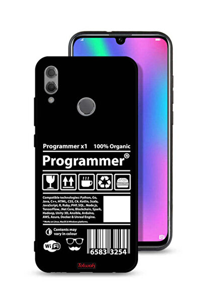 Tolwak غطاء حماية وملصق مبرمج لهاتف Honor 10 Lite