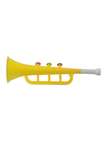dalimag Toy Trumpet, Yellow, 30 x 10 cm, Dalimag