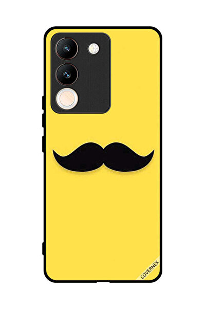 Covernex غطاء حماية لهاتف vivo V29e مع قصاصة فنية على شكل شارب