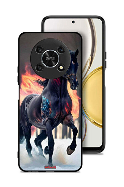 Tolwak غطاء حماية لهاتف Honor X9 5G بتصميم حصان عالي الوضوح