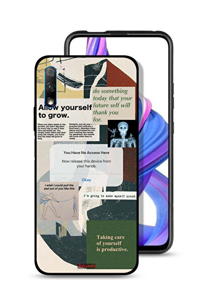 Tolwak غطاء حماية لهاتف Honor 9X (الصين) اسمح لنفسك بالنمو