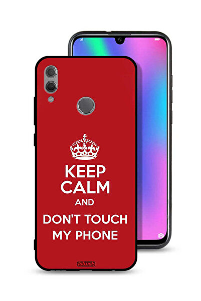 Tolwak غطاء حماية لهاتف Honor 10 Lite - حافظ على هدوئك ولا تلمس هاتفي