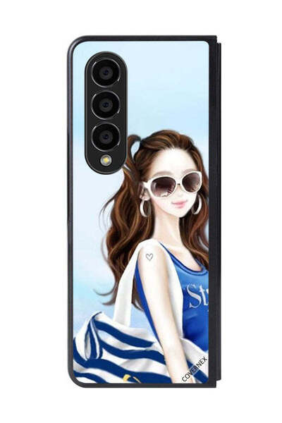 Covernex غطاء حماية لهاتف سامسونج جالاكسي زد فولد 4 بتصميم قميص