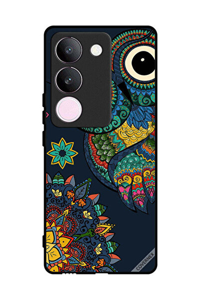 Covernex غطاء حماية لهاتف فيفو V29 بتصميم بومة زهرية