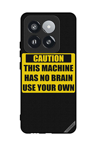 Covernex غطاء حماية لهاتف Xiaomi 14 Pro تحذير: هذا الجهاز لا يحتوي على دماغ ا...