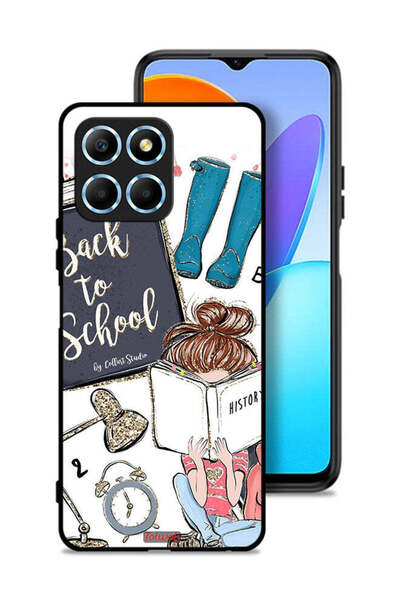 Tolwak غطاء حماية لهاتف Honor X8 5G بطبعة فتاة مدرسية تقرأ التاريخ