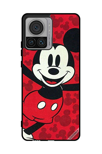 Covernex غطاء حماية لهاتف موتورولا موتو X30 برو ميكي ماوس سعيد