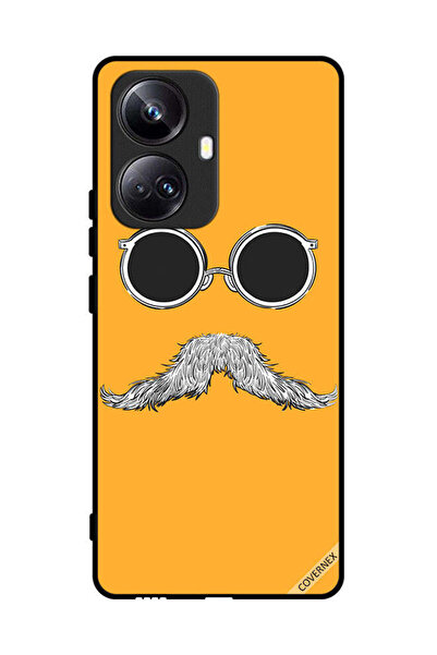Covernex غطاء حماية لهاتف Realme 10 Pro Plus مع نظارات وفن الشارب