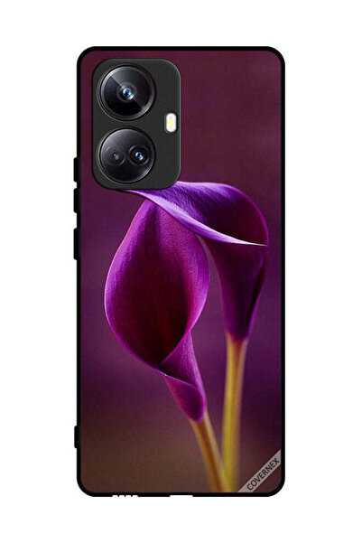 Covernex غطاء حماية لهاتف Realme 10 Pro Plus مع زهرتين جميلتين
