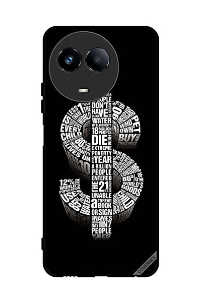 Covernex غطاء حماية لهاتف Realme 11 5G بطبعة دولار بخط اليد