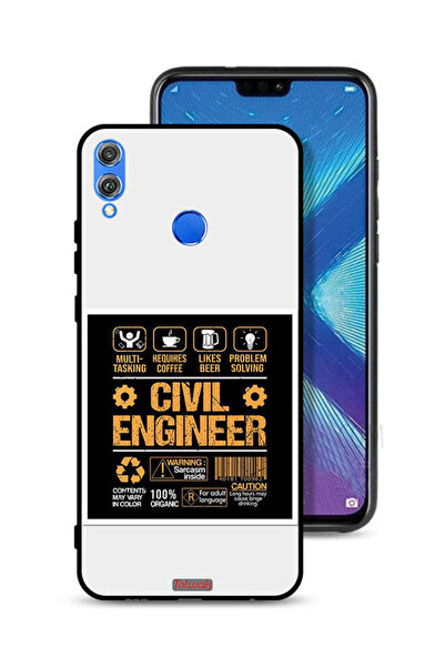 Tolwak غطاء حماية لهاتف Honor 8X - ملصق مهندس مدني