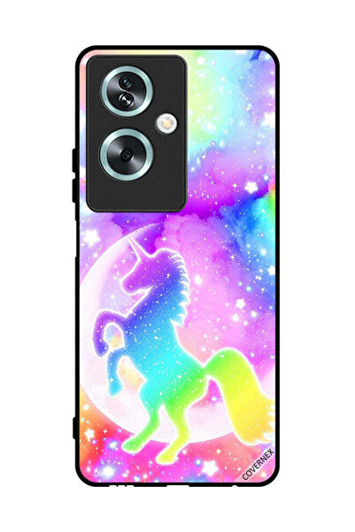 Covernex غطاء حماية لهاتف Oppo A79 - يونيكورن قوس قزح