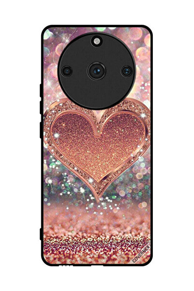 Covernex غطاء حماية لهاتف Realme 11 Pro Plus بتصميم قلب لامع