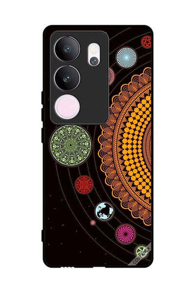 Covernex غطاء حماية لهاتف فيفو V29 برو بتصميم ماندالا للنظام الشمسي