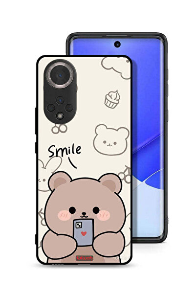 Tolwak غطاء حماية لهاتف Honor 50 برسومات الدب المبتسم
