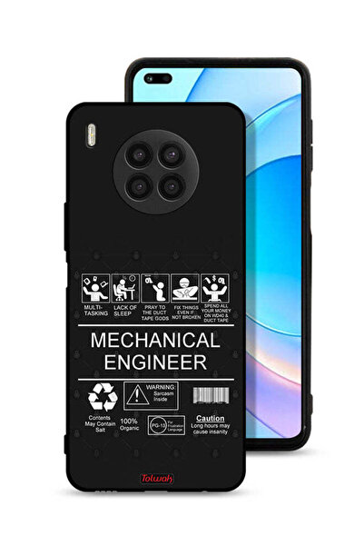 Tolwak غطاء حماية لهاتف هواوي نوفا 8i، ملصق مهندس ميكانيكي