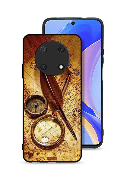 Tolwak غطاء حماية لهاتف هواوي نوفا Y90 بتصميم بوصلة عتيقة