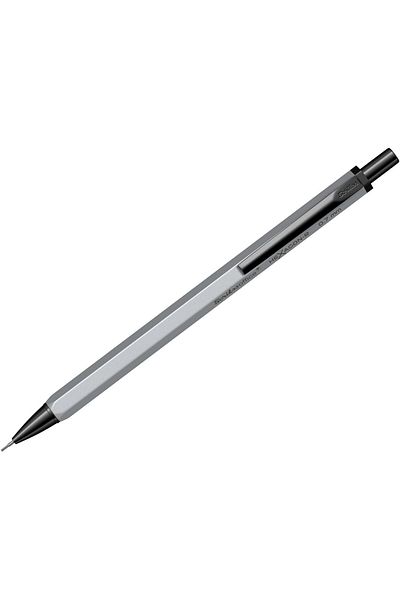 Mena Rise Şirinshop Office Hexagonr Mechanical Pencil Silver 0.7 mm 1108107