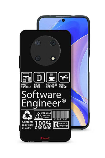 Tolwak غطاء حماية لهاتف هواوي نوفا Y90، ملصق مهندس برمجيات