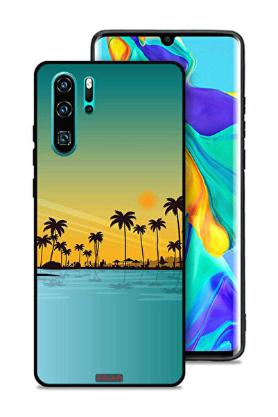 Tolwak غطاء حماية لهاتف هواوي P30 Pro، منظر طبيعي، فن تجريدي