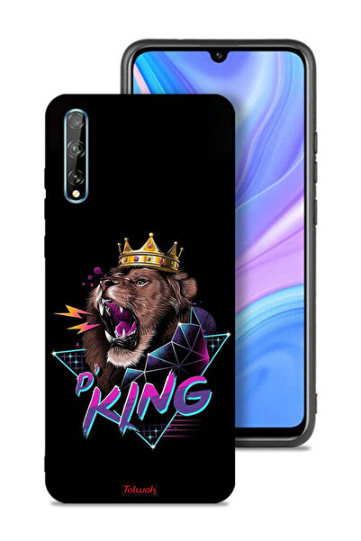 Tolwak غطاء حماية لهاتف هواوي بي سمارت إس برسومات الأسد الملك