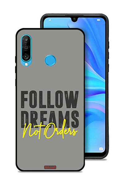 Tolwak غطاء حماية لهاتف هواوي نوفا 4e - اتبع الأحلام وليس الأوامر