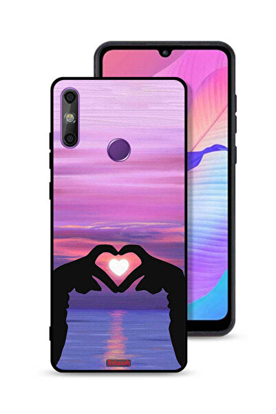 Tolwak غطاء حماية لهاتف هواوي إنجوي 20e على شكل قلب وقمر