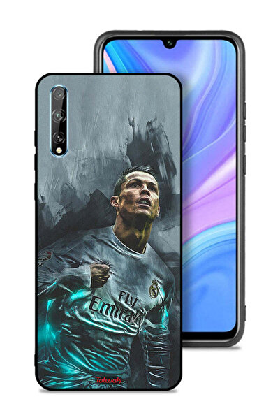 Tolwak غطاء حماية لهاتف هواوي Y8p برسومات كريستيانو رونالدو