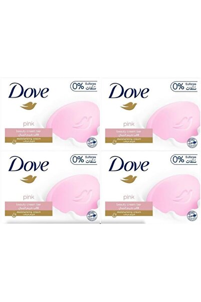 Dove Beauty Cream Bar, for All Skin Types, Pink, 4 x 160g
